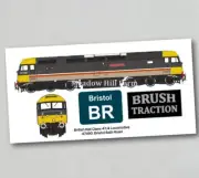 British Rail Class 47 Fridge Magnet 47490 BR Inter City Diesel Locomotive