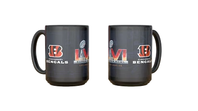 NFL Cincinnati Bengals Coffee Cup Mug Cup Superbowl Super Bowl Lvi 15oz 450ml