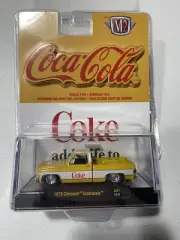 M2 Machines Coca Cola 1979 Chevrolet Scottsdale Yellow