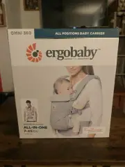 Ergobaby Omni 360 All-In-One Baby Carrier - Pearl Grey Brand New In Box