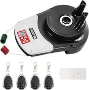 Automatic Roller Door Opener 1200N Motor Garage Door Roller with Remote Control Wireless Wall Switch for Garage, Commercial & Industrial Use