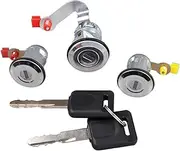 Lock Cylinder for Nissan Tiida 2007-2017, Trunk Lock Cylinder with Keys 90500-CJ00A/90500CJ00A