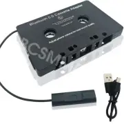 Car Bluetooth 5.0 Cassette Converter Tape Audio Handsfree Adapter ABS Accessory