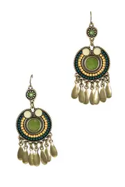 Mandela Circle Earrings--BILG-SA431