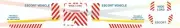 1:76 Transit custom wide load escort decals