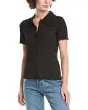 Jason Wu Button-Front Smocked Shirt