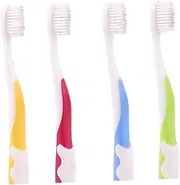 ORFOFE Boys and Girls Toothbrush Set Soft Bristles Comfortable Grip Non-slip Age 1-3