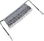 [FOMIYES] Sparkly Sequin Tassel Skirt for Women Eye Catching Hip Scarf Flexible Comfortable for Rave Festivals Parties Performances Fit for All Body