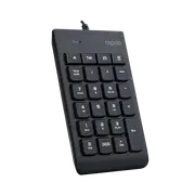 RAPOO K10 Laser Carved Keycap Spill resistant Wired Numeric Number Pad Keyboard