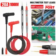 Digital Multimeter Test Leads Multi Meter Cable Probe Needle Wires 1000V 20A