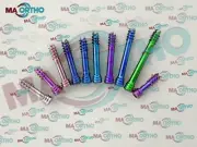 HerBert Screws 2.5mm 14 to 34mm Titanium screws with screwdriver 101 PCs
