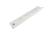 PT2929SUSB3CA 4 Way Powerboard With 1 X USB & 1 X USB-C Ports