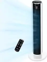LEVOIT Tower Fan for Bedroom, 25Ft/S Velocity 28Db Cooling Fan, Bladeless and 90