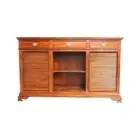 Antique Style Solid Mahogany Timber Side Board 3 Drawers Buffet