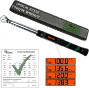 Digital Precision Torque Wrench - 3/8 Drive, 10-100 Ft-Lb, Click-Style