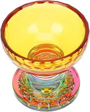 SEWOART Simple Essential Oil Bowl for Spa Portable Glass Fragrance Oil Container