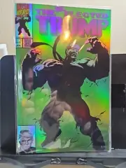 Ultra RARE 1/1 Holofoil RAINBOW Donald Trump HULK 377 Homage ORIGINAL COMIC