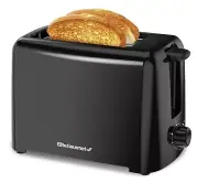 Elite Gourmet ECT1027B Cool Touch Toaster with 6 Temperature Settings & Extra...