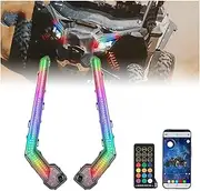 UTV Front Signature Fang Lights RGB Can Am Maverick X3 XDS XRS Max Turbo R Maverick Trail Sport Max 2017-2024 LED Center Grill Light