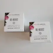 My Clarins Re-boost Hydrating Creme 2 Pack 1.7 Oz Each New Sealed Healthy Skin