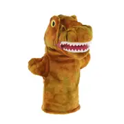 Keeleco Trex Hand Puppet Soft Plush Kids/Children Fun Roleplay Toy 27cm Brown 3+