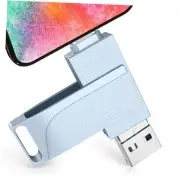 512GB Photo Stick for Phone Flash Drive,4in1 Memory Stick for Photos and