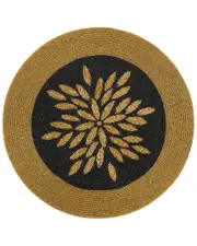 Tiramisu Golden Hue Beaded Placemat