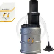 Bar-King Quick-Connect Beer Line Cleaning kit. Finally, Cleaning Your Lines is Simple! (Comes with Super No Rinse Cleaning Powder) - for Standard Kegs (Sankey D)