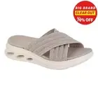 Cipriata Elina Womens SlipOn Cross Over Slides Designer Casual Pool Sandals Grey
