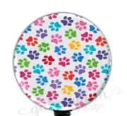 Paw Retractable Badge Holder, Colorful Badge Holder, Animal Lover Reel GG2001