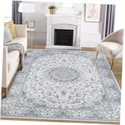 Washable Rug Living Room Rugs: 8x10 Area Rug Large Machine Washable Non Slip