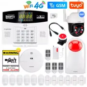 4G WIFI Smart Alarm System Wireless Burglar GSM Home Security Control IP Camera