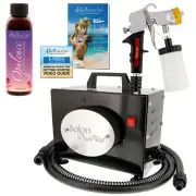 SALON PRO PLUS Sunless Airbrush SPRAY TAN SYSTEM Kit Belloccio Solution Video