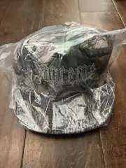 Supreme FW24 Rhinestone 5 Panel Snapback Cap Hat Fall Camo One Size New IN HAND