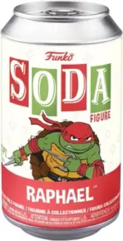 Funko Soda: Teenage Mutant Ninja Turtles - Raphael Figure in a Can - SEALED