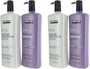 Kirkland Signature Professional Salon Formula Shampoo & Conditioner Bundle- Includes Two Salon Formula Moisture Shampoo (33.8 Fl. Oz Each) and Two Salon Formula Conditioner (33.8 Fl. Oz Each)
