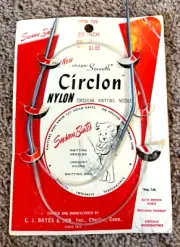 Susan Bates Vintage Circular Circlon Knitting Needle Size 2 29 in