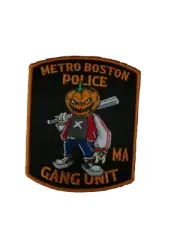Metro Boston Police Swat Team Halloween Patch
