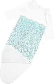 MERRYHAPY Infant Sleeping Bag Kids Crochet Snuggle Mermaid Sleeping Bag Knitted Mermaid Tail Blanket Mermaid Sleeping Bag Blanket Sleeping Bag Blanket for Kids Baby