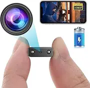 Smallest Wireless WiFi Battery Camera,HD1080P Security Camera,Portable Baby Monitor Nanny Cam with Video Recording Live Feed Night Vision,Motion Detection,Cloud Storage for Security with iOS Android