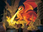 Jigsaw puzzle Fantasy Mythology Smaug Dragon of Erebor 1000 piece NEW Made USA