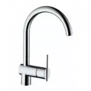 Zucchetti Kitchen Single Lever Sink Spin Mixer With Swivel Spout ZX3370