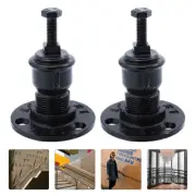 2 Pcs Stair Rail Brackets Interior Hand Railing Handrail Wall Bracket