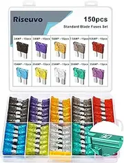Car Automotive Rv Standard Fuses - Auto ATO Blade Fuse Assortment Kit (2A 3A 5A 7.5A 10A 15A 20A 25A 30A 35A)