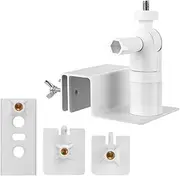 Perfk Security Camera Bracket Gutter Mounting Hanger Hooks Rotatable Adjustable Siding Clips Shelf for Indoor Outdoor Office Hotel, White