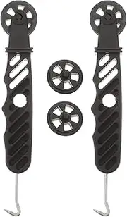2pcs Window Screen Repair Kit Screen Roller Tool Remover Hook Lightweight Sturdy for Quick Installati