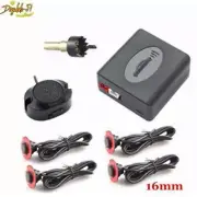Sensors Buzzer Car Reverse Backup Rear Radar System Sound Alarm Black 4 Parking (for: Daihatsu)