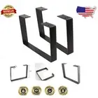 Modern 12-Inch Alloy Steel Table Legs - Ideal for DIY Coffee and Side Tables