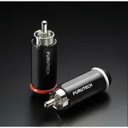 Genuine 2c 1pair FURUTECH Japan FP-126 (R) RCA Connector plug Rhodium PCOCC NEW