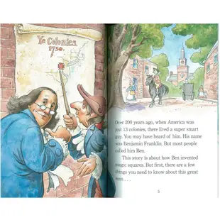 Step Into Reading Level 4: Ben Franklin 富蘭克林 人物傳記 兒童英文讀本